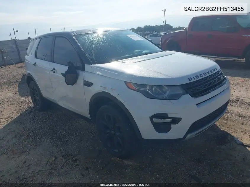 2015 Land Rover Discovery Sport Hse VIN: SALCR2BG2FH513455 Lot: 45466933