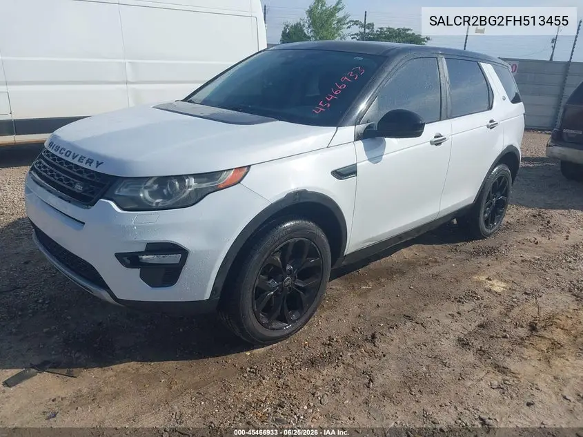 2015 Land Rover Discovery Sport Hse VIN: SALCR2BG2FH513455 Lot: 45466933