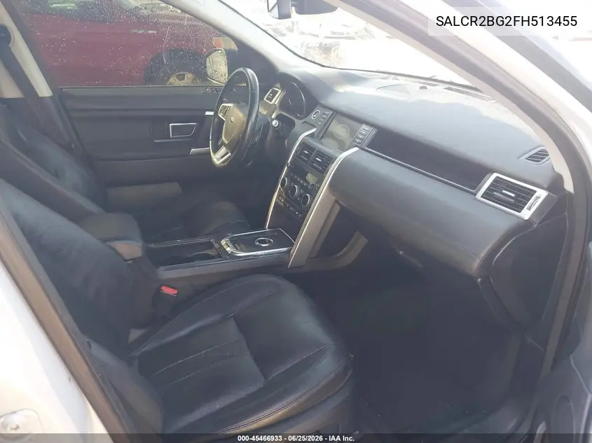 2015 Land Rover Discovery Sport Hse VIN: SALCR2BG2FH513455 Lot: 45466933
