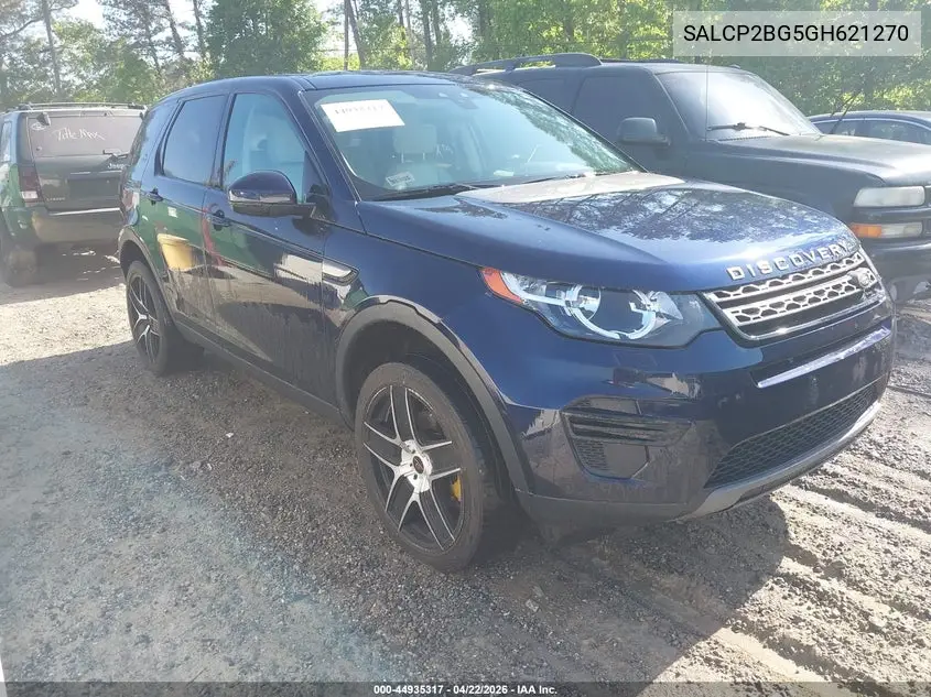 2016 Land Rover Discovery Sport Se VIN: SALCP2BG5GH621270 Lot: 44935317