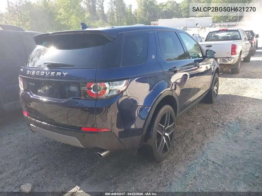 2016 Land Rover Discovery Sport Se VIN: SALCP2BG5GH621270 Lot: 44935317