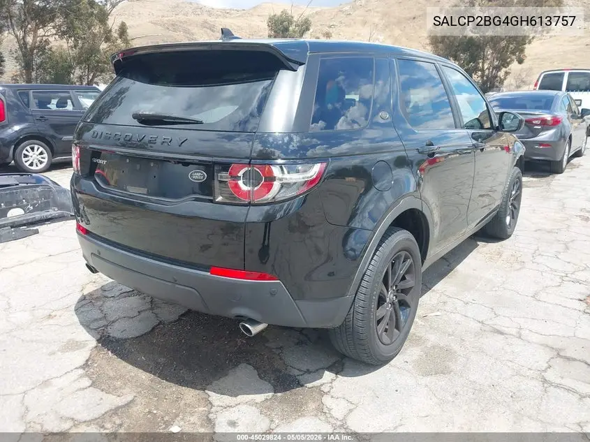 2016 Land Rover Discovery Sport Se VIN: SALCP2BG4GH613757 Lot: 45029824