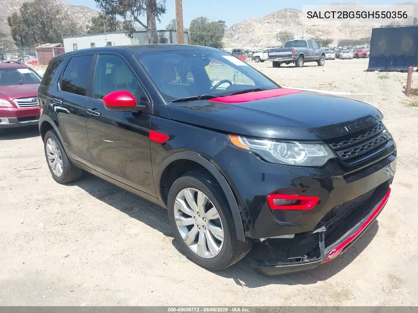 2016 Land Rover Discovery Sport Hse Lux VIN: SALCT2BG5GH550356 Lot: 45056772