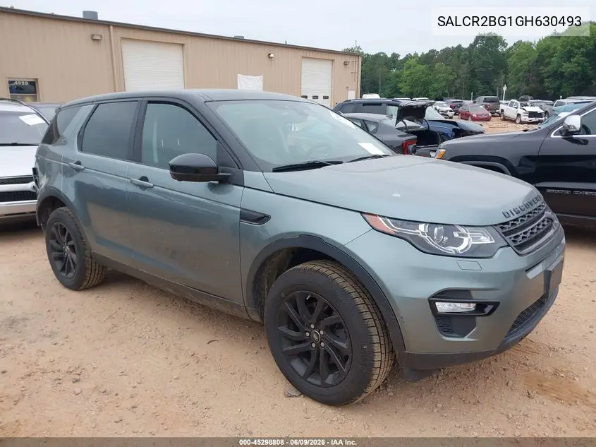 2016 Land Rover Discovery Sport Hse VIN: SALCR2BG1GH630493 Lot: 45298808