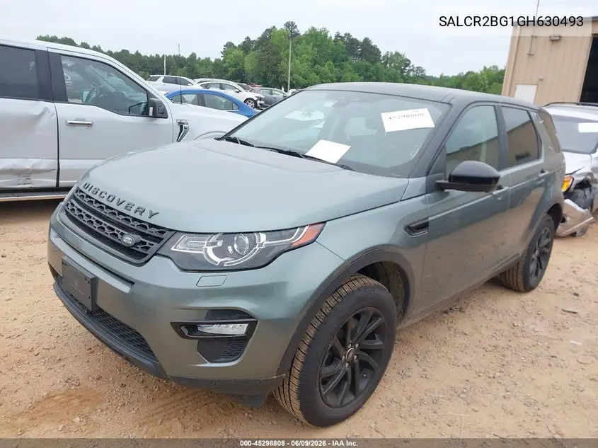 2016 Land Rover Discovery Sport Hse VIN: SALCR2BG1GH630493 Lot: 45298808