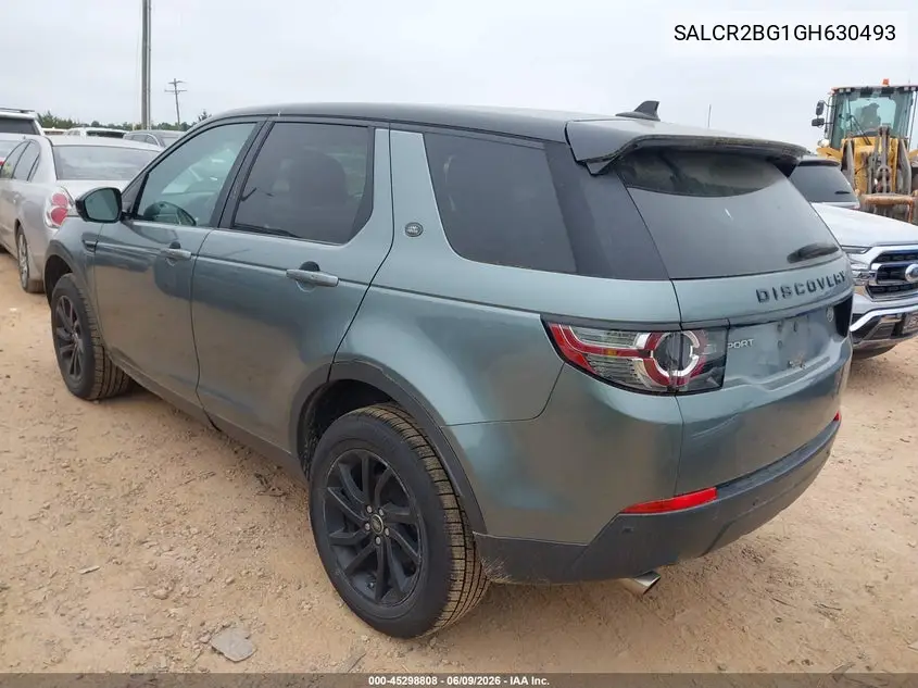 2016 Land Rover Discovery Sport Hse VIN: SALCR2BG1GH630493 Lot: 45298808