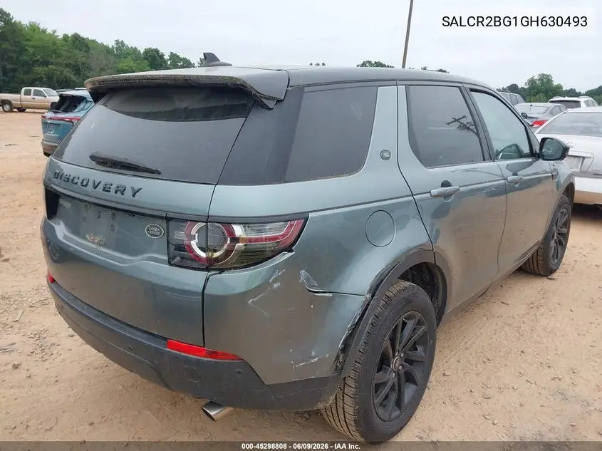 2016 Land Rover Discovery Sport Hse VIN: SALCR2BG1GH630493 Lot: 45298808