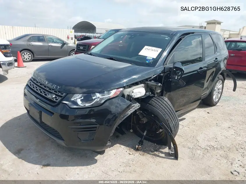 2016 Land Rover Discovery Sport Se VIN: SALCP2BG1GH628765 Lot: 45474325