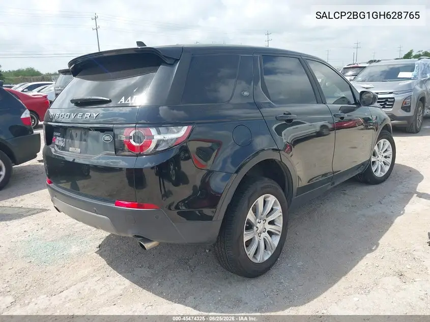 2016 Land Rover Discovery Sport Se VIN: SALCP2BG1GH628765 Lot: 45474325