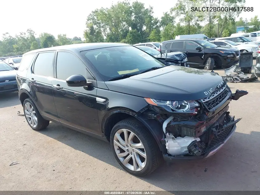 2016 Land Rover Discovery Sport Hse Lux VIN: SALCT2BG0GH617588 Lot: 45555641