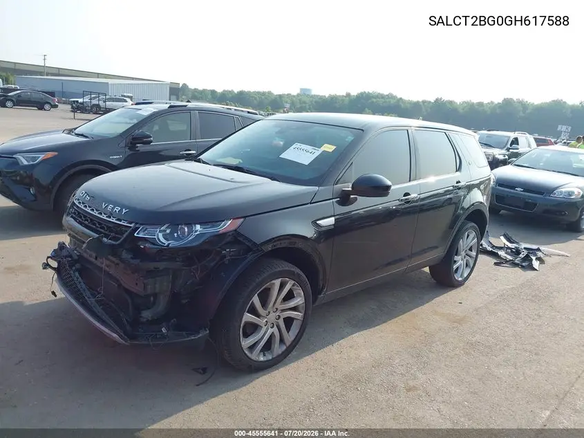2016 Land Rover Discovery Sport Hse Lux VIN: SALCT2BG0GH617588 Lot: 45555641