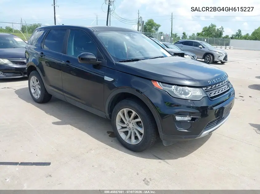 2016 Land Rover Discovery Sport Hse VIN: SALCR2BG4GH615227 Lot: 45557081