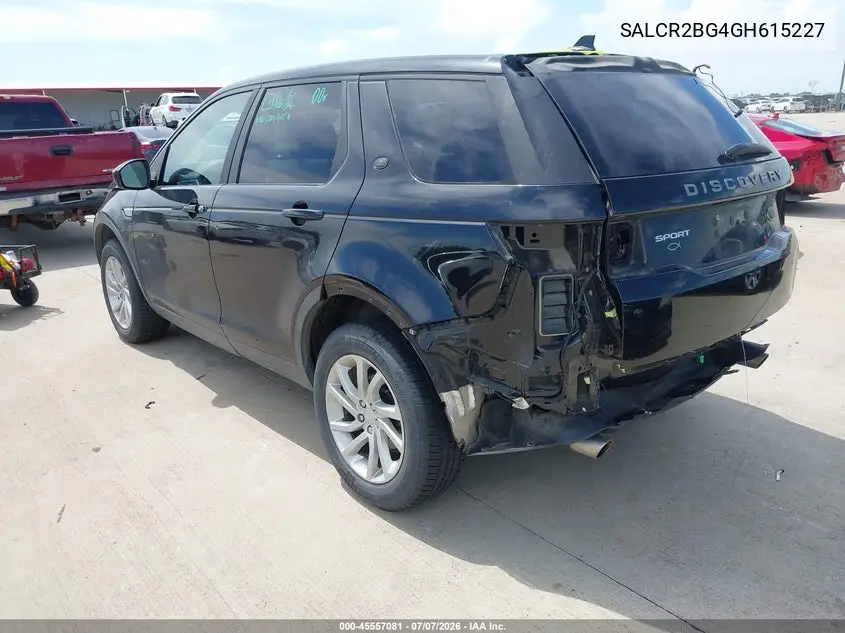 2016 Land Rover Discovery Sport Hse VIN: SALCR2BG4GH615227 Lot: 45557081