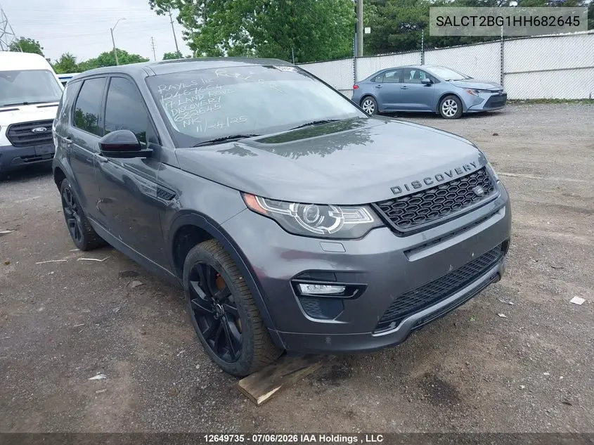 SALCT2BG1HH682645 2017 Land Rover Discovery Sport Hse Luxury