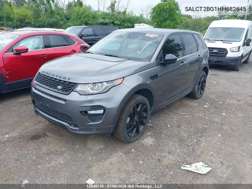 SALCT2BG1HH682645 2017 Land Rover Discovery Sport Hse Luxury