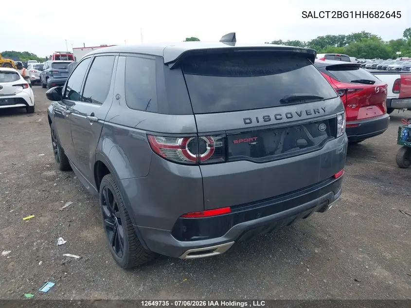 SALCT2BG1HH682645 2017 Land Rover Discovery Sport Hse Luxury
