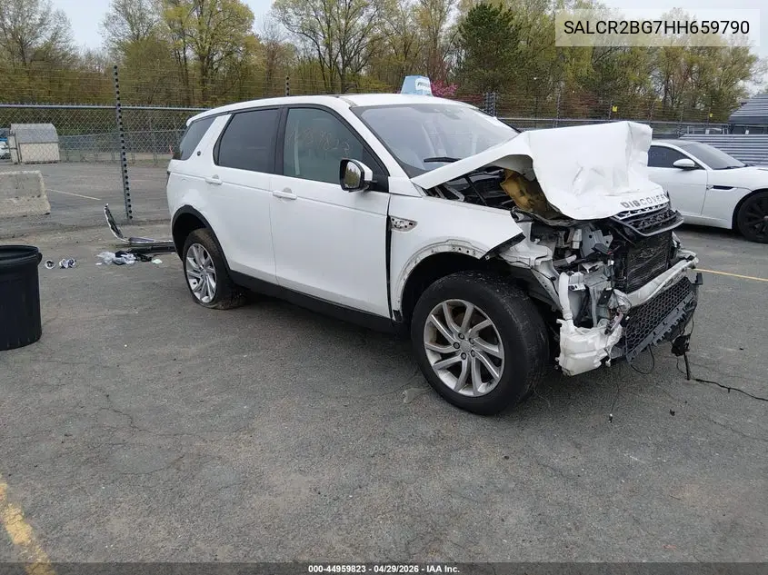 2017 Land Rover Discovery Sport Hse VIN: SALCR2BG7HH659790 Lot: 44959823