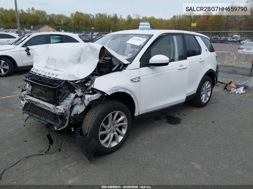 2017 Land Rover Discovery Sport Hse VIN: SALCR2BG7HH659790 Lot: 44959823