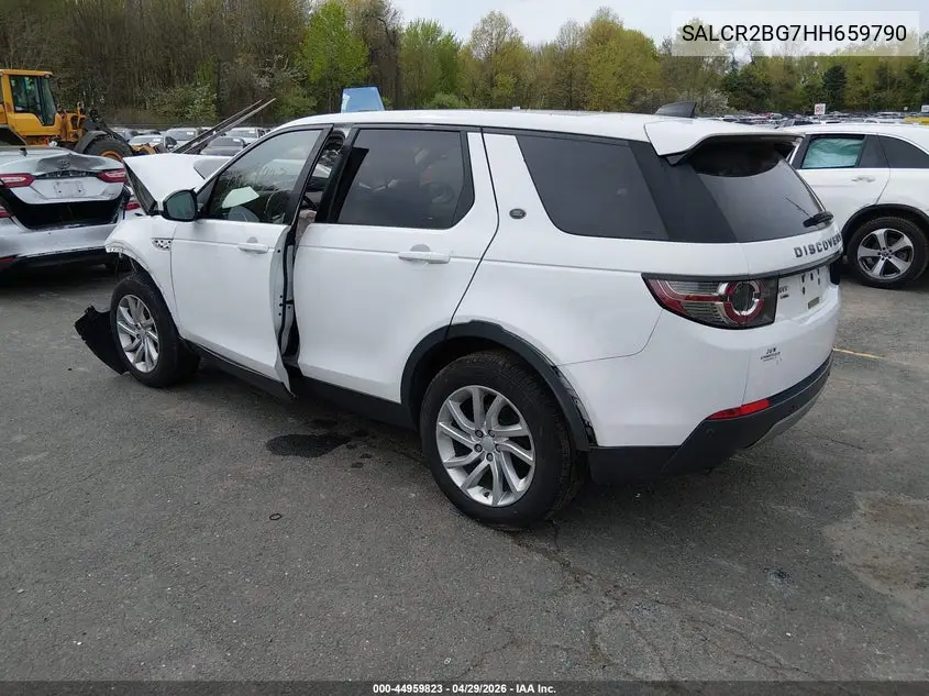 2017 Land Rover Discovery Sport Hse VIN: SALCR2BG7HH659790 Lot: 44959823
