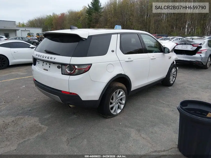 2017 Land Rover Discovery Sport Hse VIN: SALCR2BG7HH659790 Lot: 44959823