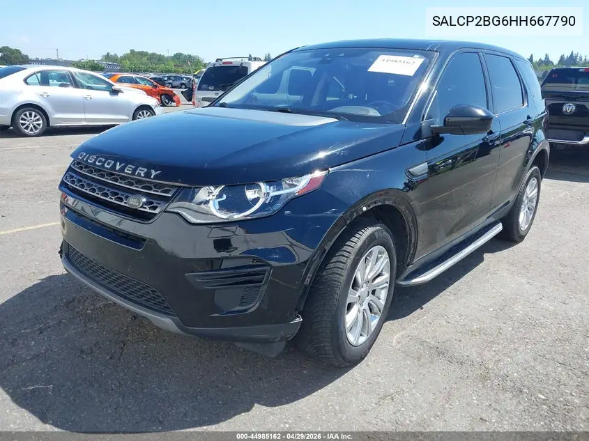 2017 Land Rover Discovery Sport Se VIN: SALCP2BG6HH667790 Lot: 44985162