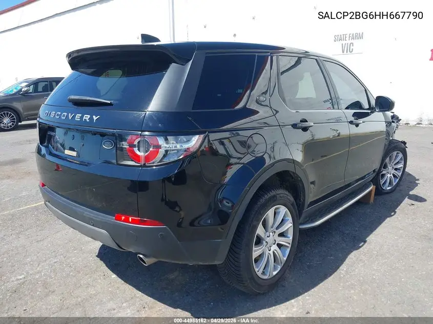 2017 Land Rover Discovery Sport Se VIN: SALCP2BG6HH667790 Lot: 44985162