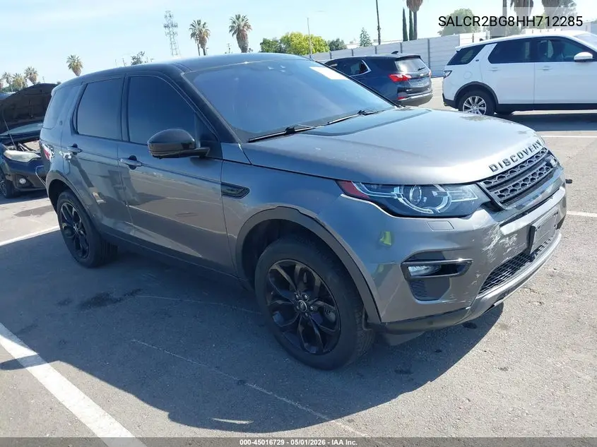 2017 Land Rover Discovery Sport Hse VIN: SALCR2BG8HH712285 Lot: 45016729