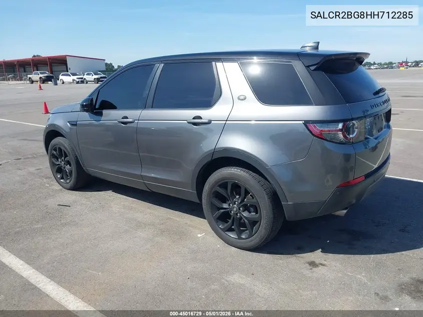 2017 Land Rover Discovery Sport Hse VIN: SALCR2BG8HH712285 Lot: 45016729