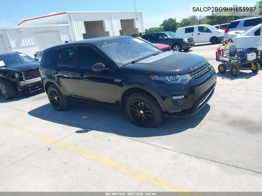 2017 Land Rover Discovery Sport Se VIN: SALCP2BG9HH655987 Lot: 45017419