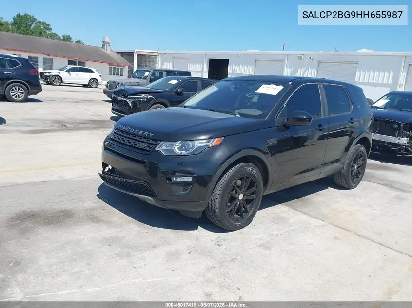 2017 Land Rover Discovery Sport Se VIN: SALCP2BG9HH655987 Lot: 45017419