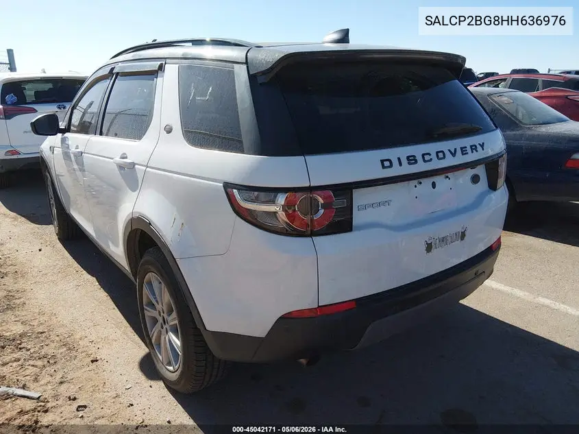 2017 Land Rover Discovery Sport Se VIN: SALCP2BG8HH636976 Lot: 45042171
