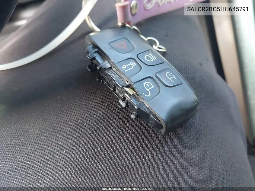 2017 Land Rover Discovery Sport Hse VIN: SALCR2BG5HH645791 Lot: 45044537