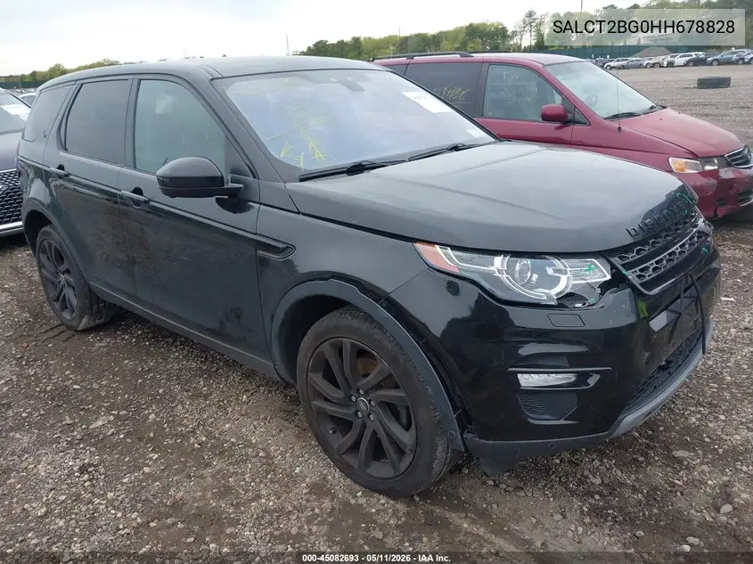 2017 Land Rover Discovery Sport Hse Lux VIN: SALCT2BG0HH678828 Lot: 45082693