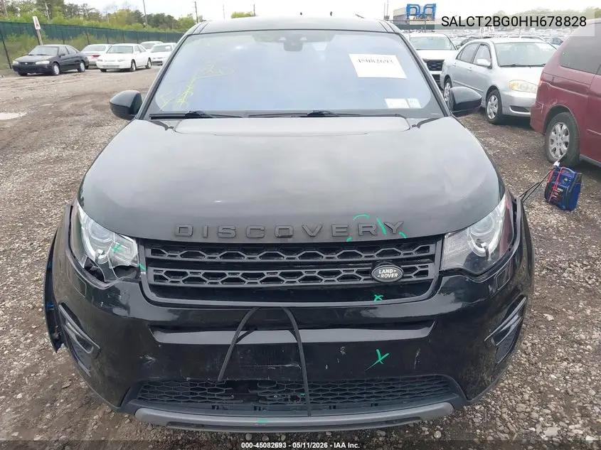 2017 Land Rover Discovery Sport Hse Lux VIN: SALCT2BG0HH678828 Lot: 45082693