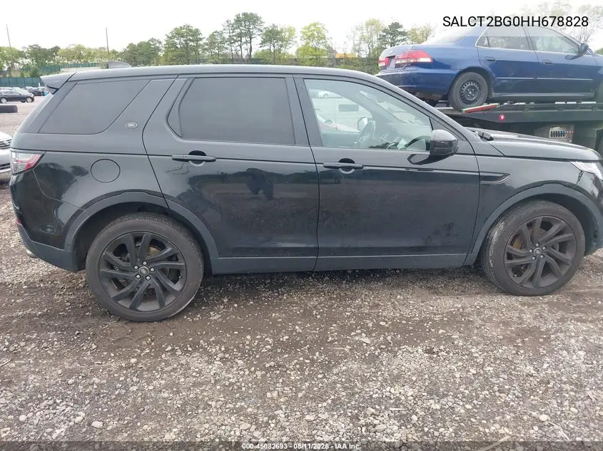 2017 Land Rover Discovery Sport Hse Lux VIN: SALCT2BG0HH678828 Lot: 45082693