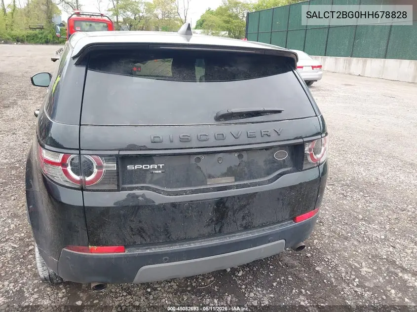 2017 Land Rover Discovery Sport Hse Lux VIN: SALCT2BG0HH678828 Lot: 45082693