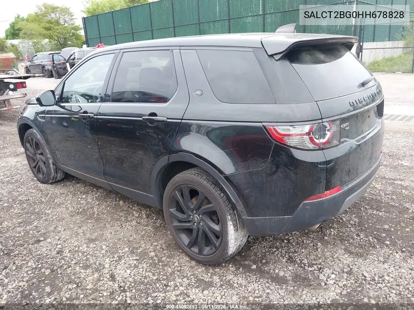 2017 Land Rover Discovery Sport Hse Lux VIN: SALCT2BG0HH678828 Lot: 45082693