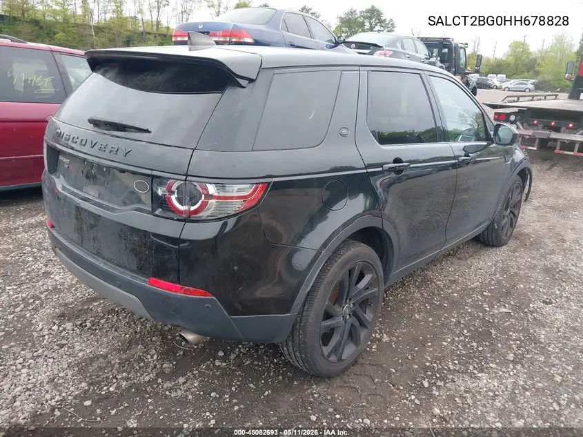 2017 Land Rover Discovery Sport Hse Lux VIN: SALCT2BG0HH678828 Lot: 45082693