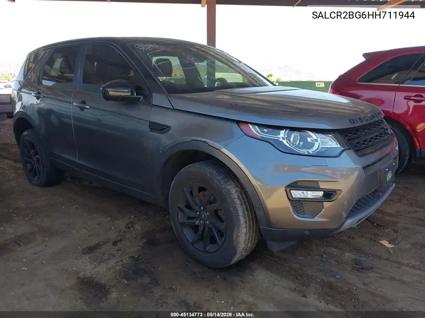 2017 Land Rover Discovery Sport Hse VIN: SALCR2BG6HH711944 Lot: 45134773
