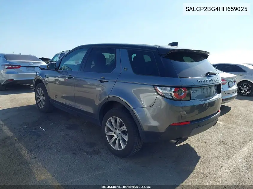 2017 Land Rover Discovery Sport Se VIN: SALCP2BG4HH659025 Lot: 45148814