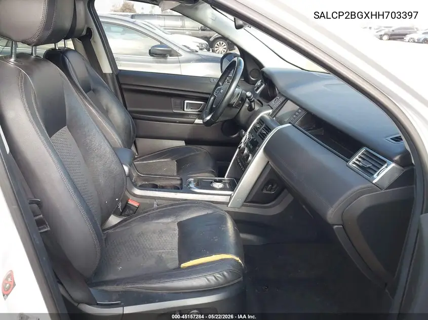 2017 Land Rover Discovery Sport Se VIN: SALCP2BGXHH703397 Lot: 45157284