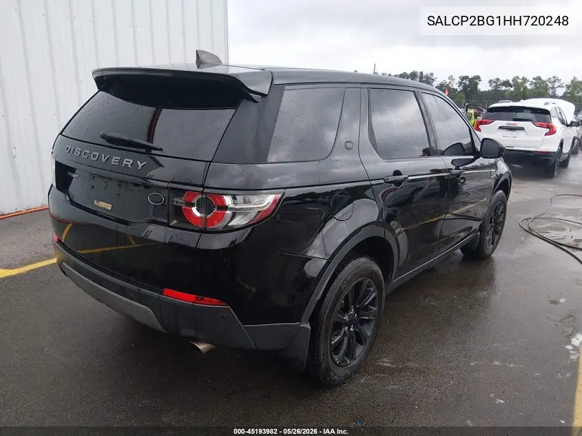 2017 Land Rover Discovery Sport Se VIN: SALCP2BG1HH720248 Lot: 45193982