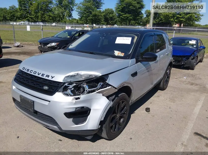 2017 Land Rover Discovery Sport Hse VIN: SALCR2BG8HH719110 Lot: 45256362