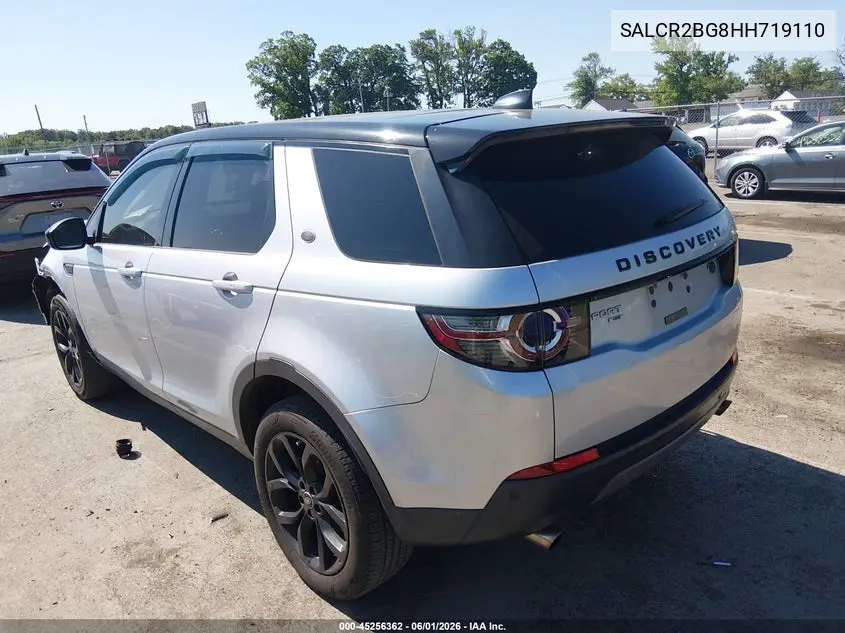 2017 Land Rover Discovery Sport Hse VIN: SALCR2BG8HH719110 Lot: 45256362