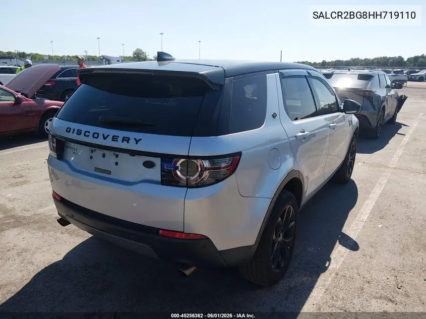 2017 Land Rover Discovery Sport Hse VIN: SALCR2BG8HH719110 Lot: 45256362
