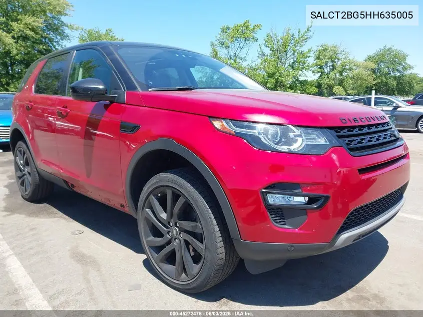 2017 Land Rover Discovery Sport Hse Lux VIN: SALCT2BG5HH635005 Lot: 45272476