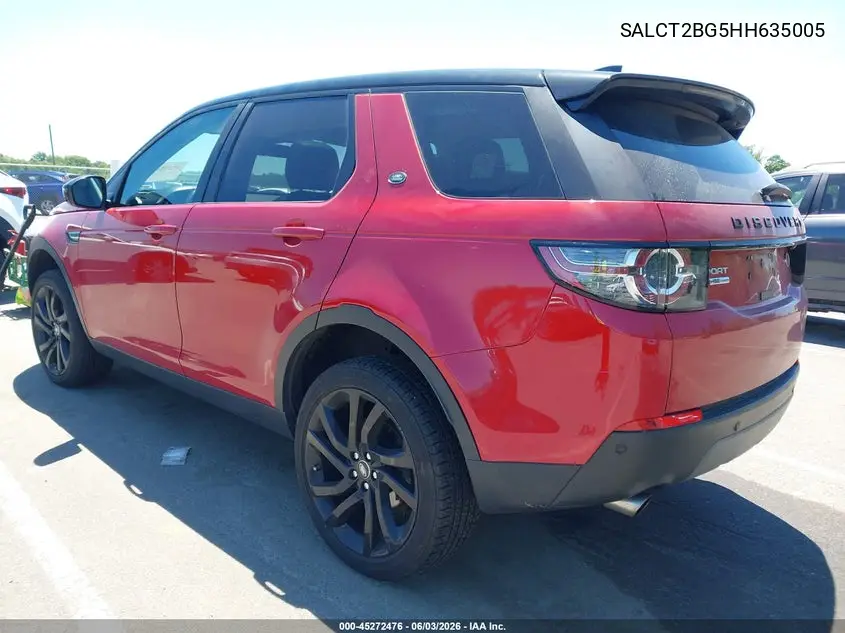 2017 Land Rover Discovery Sport Hse Lux VIN: SALCT2BG5HH635005 Lot: 45272476