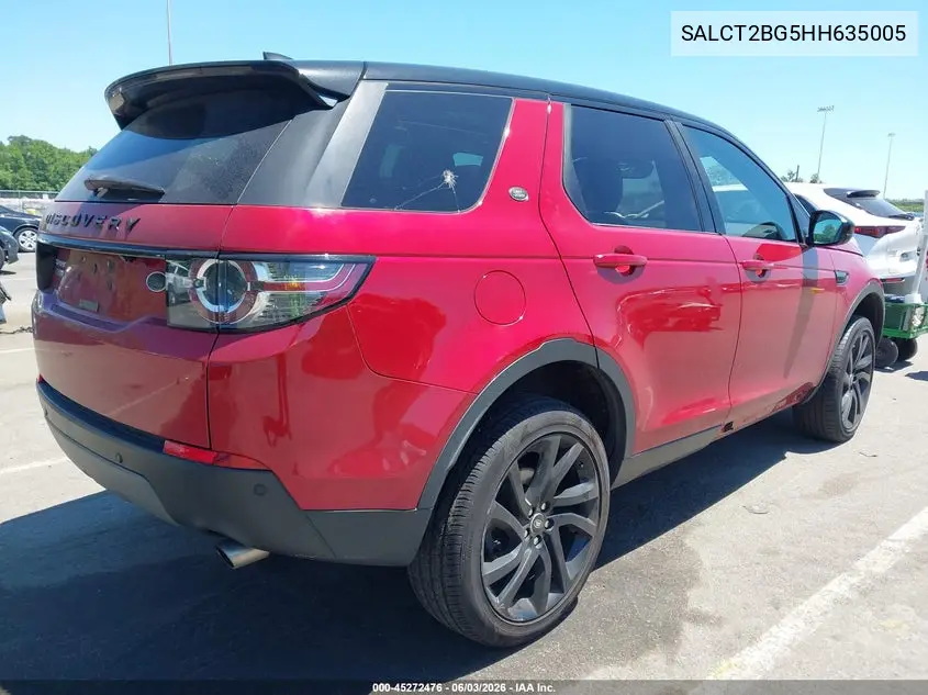2017 Land Rover Discovery Sport Hse Lux VIN: SALCT2BG5HH635005 Lot: 45272476
