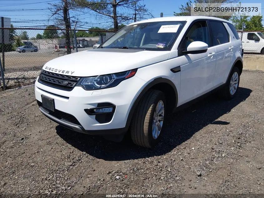 2017 Land Rover Discovery Sport Se VIN: SALCP2BG9HH721373 Lot: 45292937
