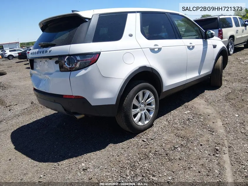 2017 Land Rover Discovery Sport Se VIN: SALCP2BG9HH721373 Lot: 45292937